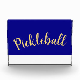 Bloque Para Fotos Fun Guay Royal Blue White Base Pickball Script
