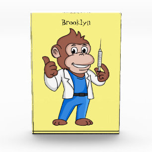 Bloque Para Fotos Funny orangutan ape personalizado médica