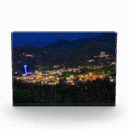 Bloque Para Fotos Gatlinburg de noche