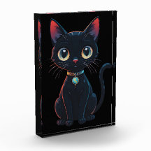 Gato negro poco espeluznante