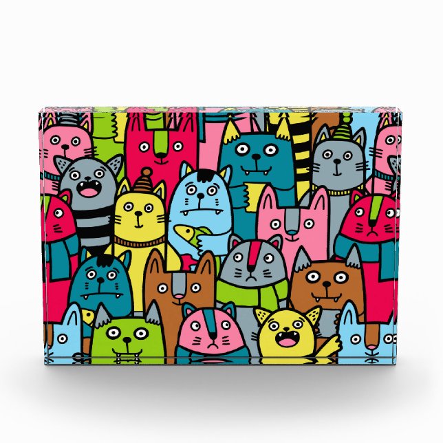Bloque Para Fotos Gatos y gatos (Anverso)