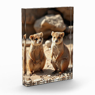 Bloque Para Fotos Gemelos australianos de Quokka,