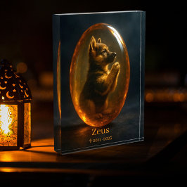 Bloque Para Fotos German Shepherd Memorial 