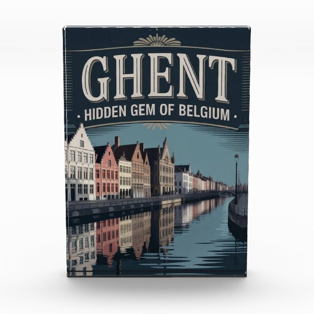 Bloque Para Fotos Ghent – Hidden Gem of Belgium (Anverso)