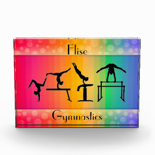 Bloque Para Fotos Gimnasia Arcoiris con Chicas Eventos de Gimnasia