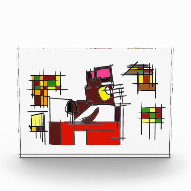 Bloque Para Fotos Gimnasio de estilo de otoño de Fox (Anverso)