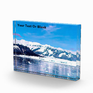 Bloque Para Fotos Glaciar Alaska Tidewater