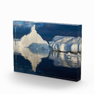 Bloque Para Fotos Glaciar Jakobshavn Bahía Disko Ilulissat, Groenlan