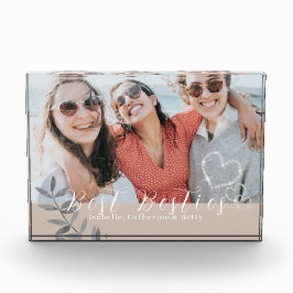 Bloque Para Fotos Glittering Hearts Besties Photo