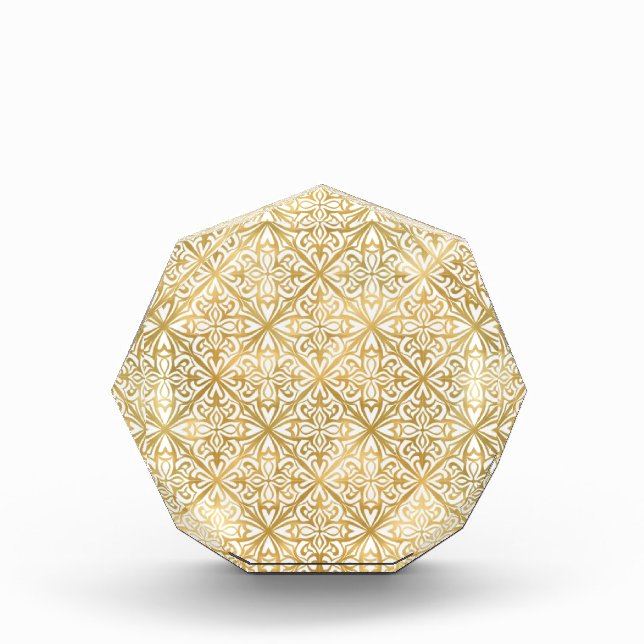 Bloque Para Fotos Golden Ornate (Anverso)