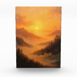 Bloque Para Fotos Golden Valley Sunrise