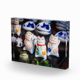 Bloque Para Fotos Grabando figuras de gatos