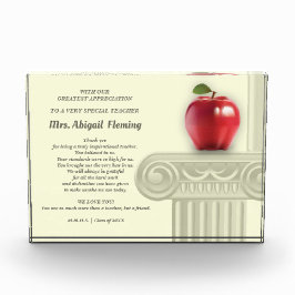 Bloque Para Fotos Gracias, Profesor. Regalo de nombre personalizado