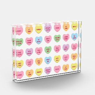 Bloque Para Fotos Graciosa personalizado lindo conversación de dulce