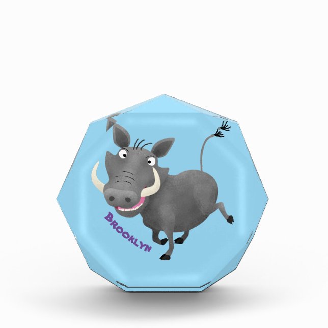 Bloque Para Fotos Gracioso ilustracion de personalizado porcina afri (Anverso)