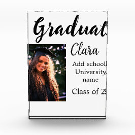 Bloque Para Fotos Graduación añadir clase de nombre de 20xx congrats