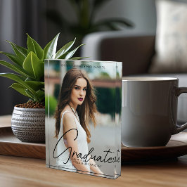 Bloque Para Fotos Graduación de moda Sobreposición manuscrita de esc