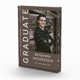 Bloque Para Fotos Graduación de niño moderno