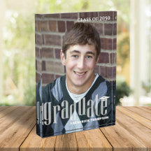 Graduación de tipografía moderna simple