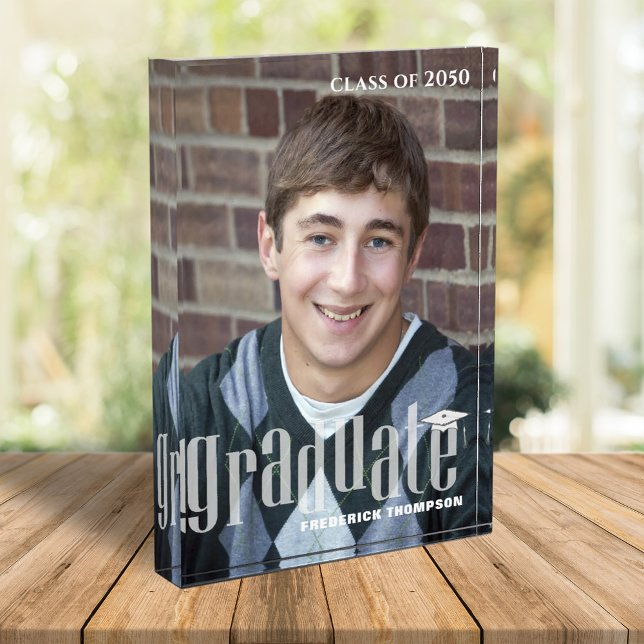 Bloque Para Fotos Graduación de tipografía moderna simple (Subido por el creador)