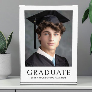 Bloque Para Fotos Graduación del año escolar blanco