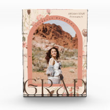 Graduación del marco del arco bohemio floral