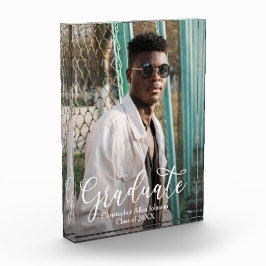 Bloque Para Fotos Graduación moderna de guiones