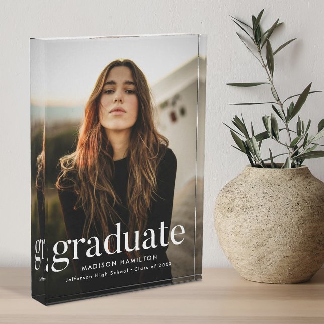 Bloque Para Fotos Graduación refinada moderna (Subido por el creador)