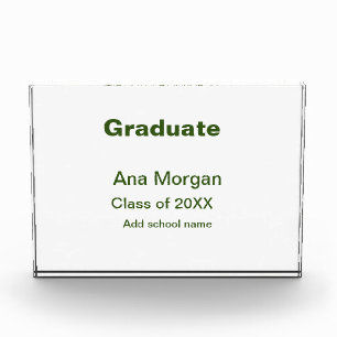 Bloque Para Fotos Graduado agregar nombre clase de nombre de escuela