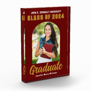 Bloque Para Fotos Graduado de Personalizado moderno con grado de mar
