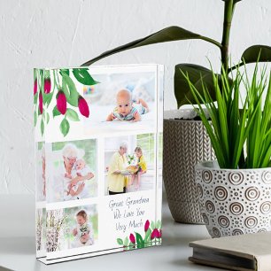 Bloque Para Fotos Gran Abuela Rosa Rosebuds 4 Imagen