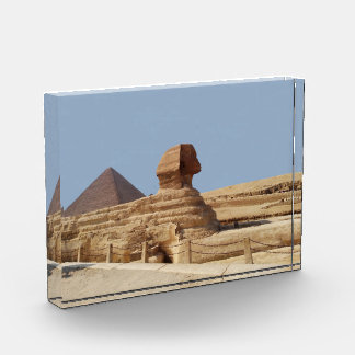 Bloque Para Fotos Gran Esfinge en la meseta de Giza. Egipto, 20 de a