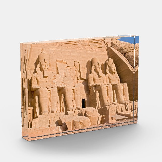 Bloque Para Fotos Gran templo de Abu Simbel - Ramses II - Egipto (Izquierda)