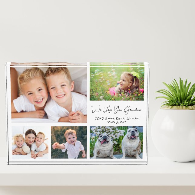 Bloque Para Fotos Grandma Love You Photo Collage (Subido por el creador)