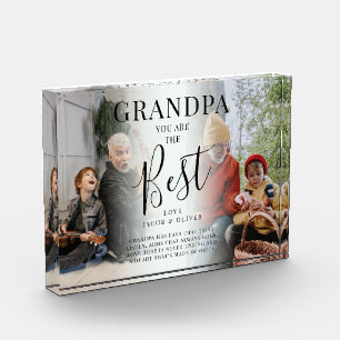 Bloque Para Fotos 'GRANDPA' eres las mejores fotos, nombre/s y presu