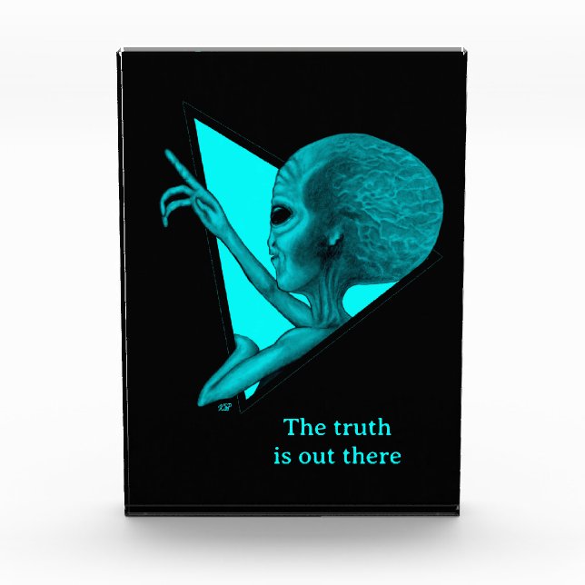 Bloque Para Fotos Grey Alien, la verdad está ahí fuera (Anverso)