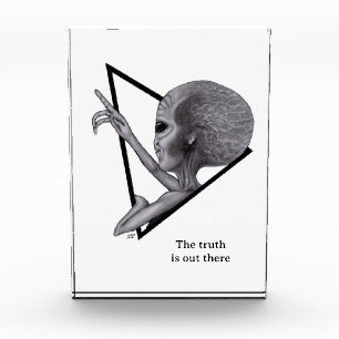 Bloque Para Fotos Grey Alien, la verdad está ahí fuera