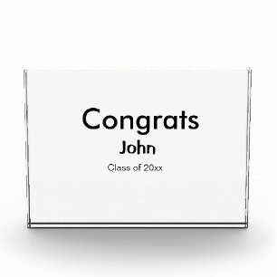 Bloque Para Fotos grupo de graduados agregar nombre congrats fecha a