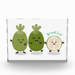 Bloque Para Fotos Guayaba feijoa personalizado de piña de cuña ilust