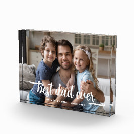 Bloque Para Fotos Guión del Día del Padre Mejor