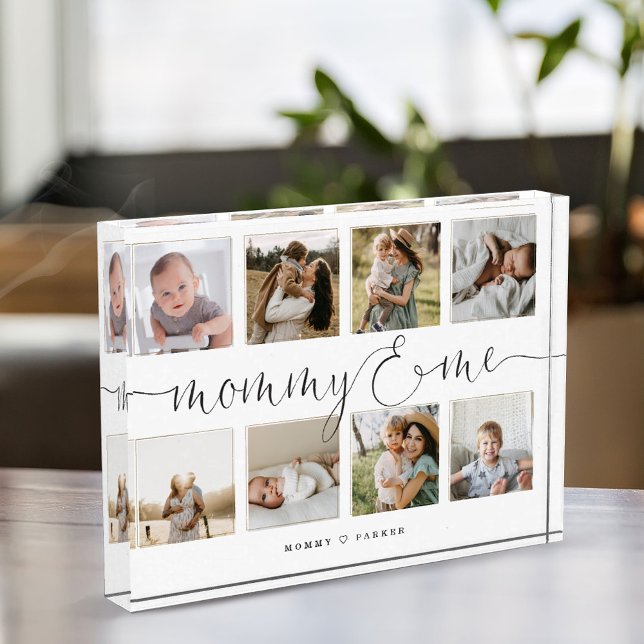 Bloque Para Fotos Guión elegante mami & me | Collage de la cuadrícul (Subido por el creador)