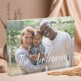 Bloque Para Fotos Guión fotográfico familiar simple