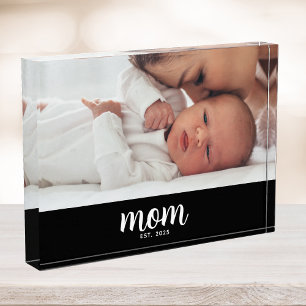 Bloque Para Fotos Guion moderno establecido por mamá personalizada