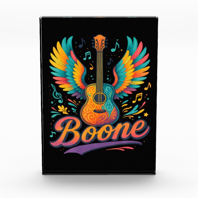 Bloque Para Fotos Guitarra Boone (Anverso)