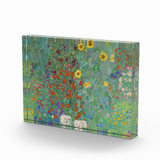 Bloque Para Fotos Gustav Klimt - Jardín de campo con girasoles (Derecha)