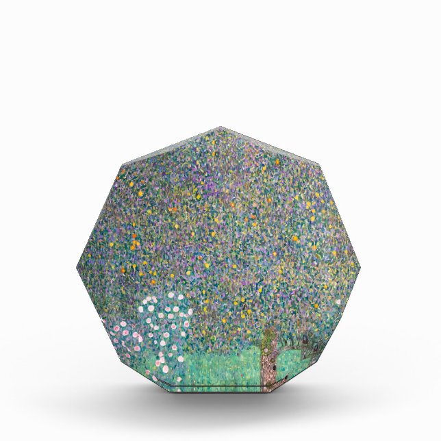 Bloque Para Fotos Gustav Klimt - Rosebushes bajo los árboles (Anverso)