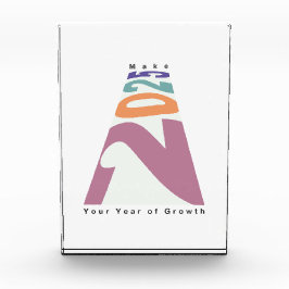 Bloque Para Fotos Haga de 2025 su año de crecimiento