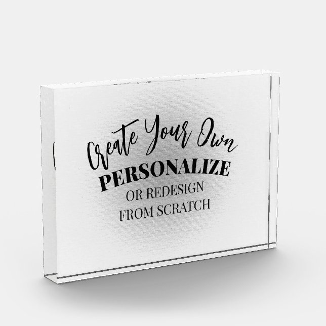 Bloque Para Fotos Haga su propio Personalizado (Izquierda)