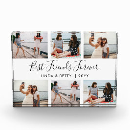 Bloque Para Fotos Hand Lettered Best Friends For ever 6 Photo Block.