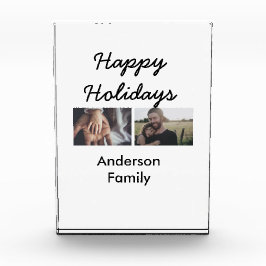 Bloque Para Fotos Happy holidays father son Christmas photo family n